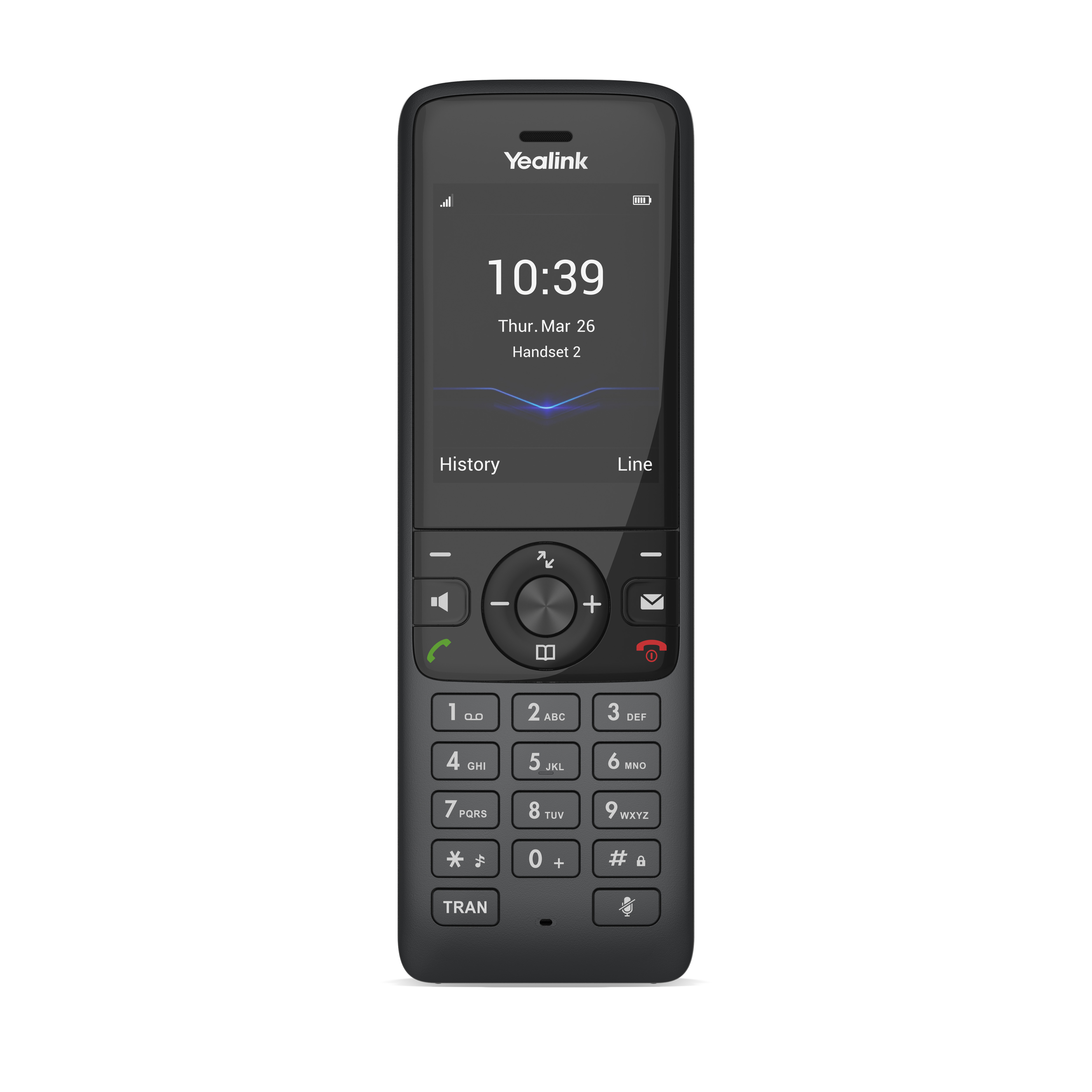 Yealink IP Phone Cordless DECT Handset 2.4" without DECT Base Elegant Design W78H
