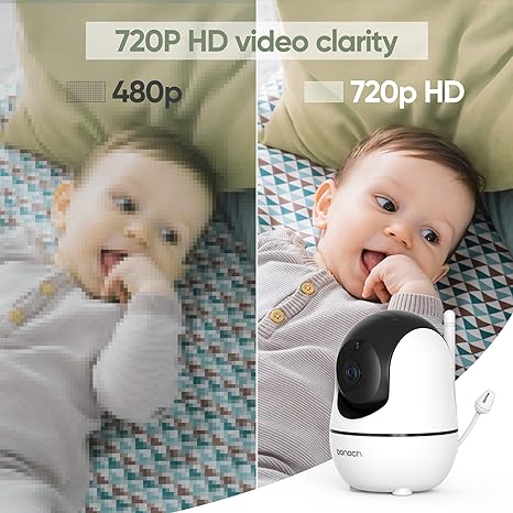 Bonoch BBM03 Portable Baby Monitor 7'' and PTZ Camera+Audio No WiFi