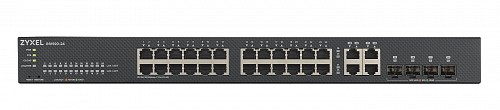 Zyxel 24-Port Gigabit Cloud Managed Ethernet Switch + 4 RJ45/SFP Combo GS1920-24V2