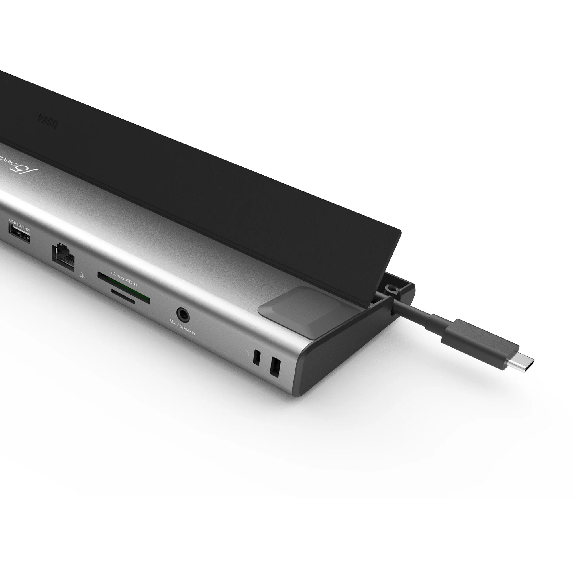 j5create Docking Station USB-C 12-in-1 Triple Display 4K MST MacBookM3 HDMI/DP/USB-C/RJ45/SD/Audio/PD JCD554