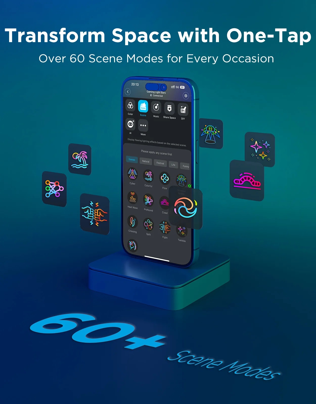 Govee Gaming Monitor Light Bars Pro Smart RGBIC H8048