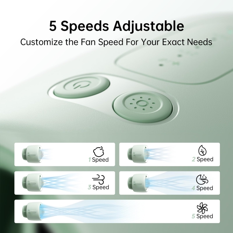 Jisulife Stroller Fan Life2 Green