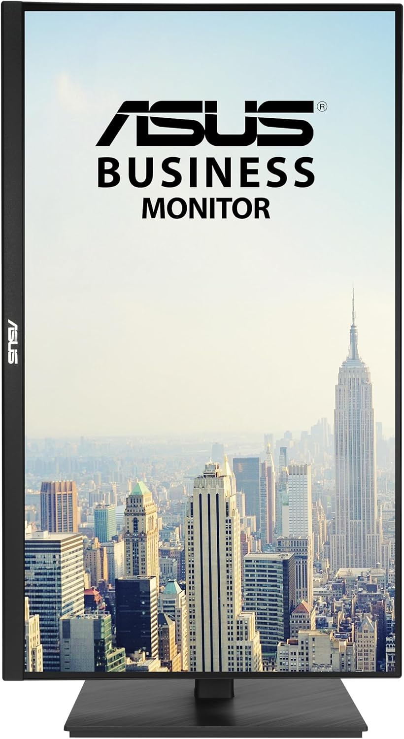 ASUS Monitor Business 27'' 4K 60Hz HDR10 Frameless Ergonomic Speakers VA27UQSB