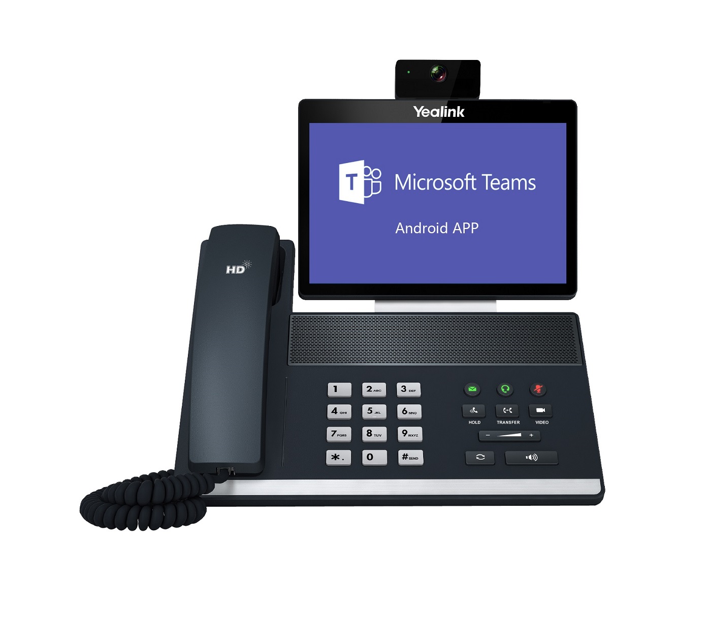 Yealink MS Teams Video Phone with 8.0'' Touch Screen, Camera, HDMI, USB, Bluetooth, Wi-Fi & Hybrid Mode VP59 TEAMS