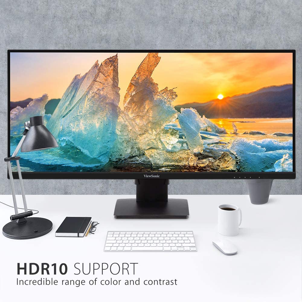 ViewSonic VA3456-MHDJ UltraWide Monitor VA 34'' 21:9  WQHD 2K IPS Panel