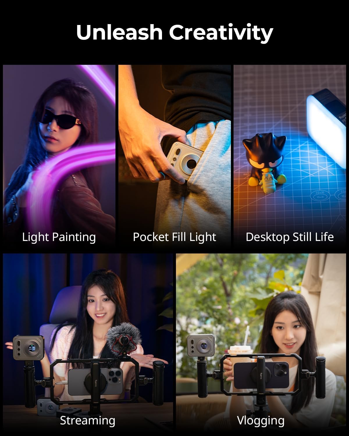 SMALLRIG Vibe P108 Pro RGB Video Light