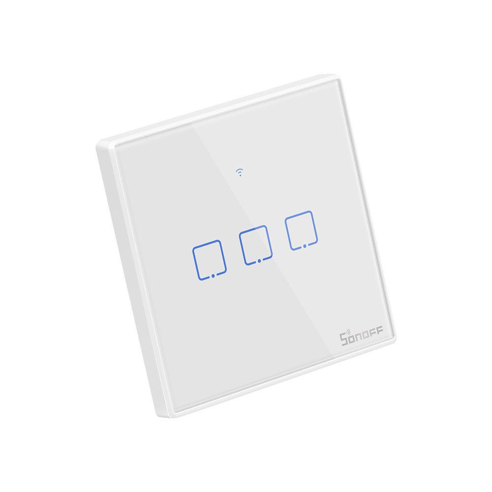 Sonoff T2 UK 3C WiFi Smart Wall Touch Switch White