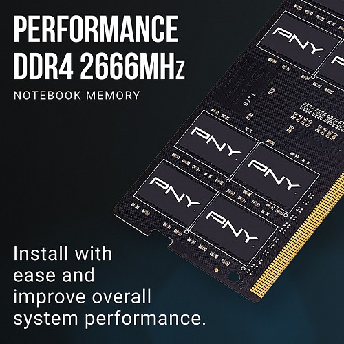PNY SODIMM DDR4 2666MHz 4GB for Laptop PC