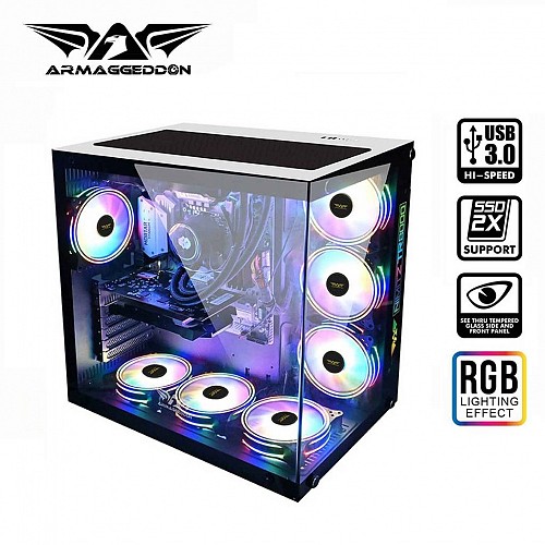 Armaggeddon NIMITZ TR 8000 ATX Gaming Case White