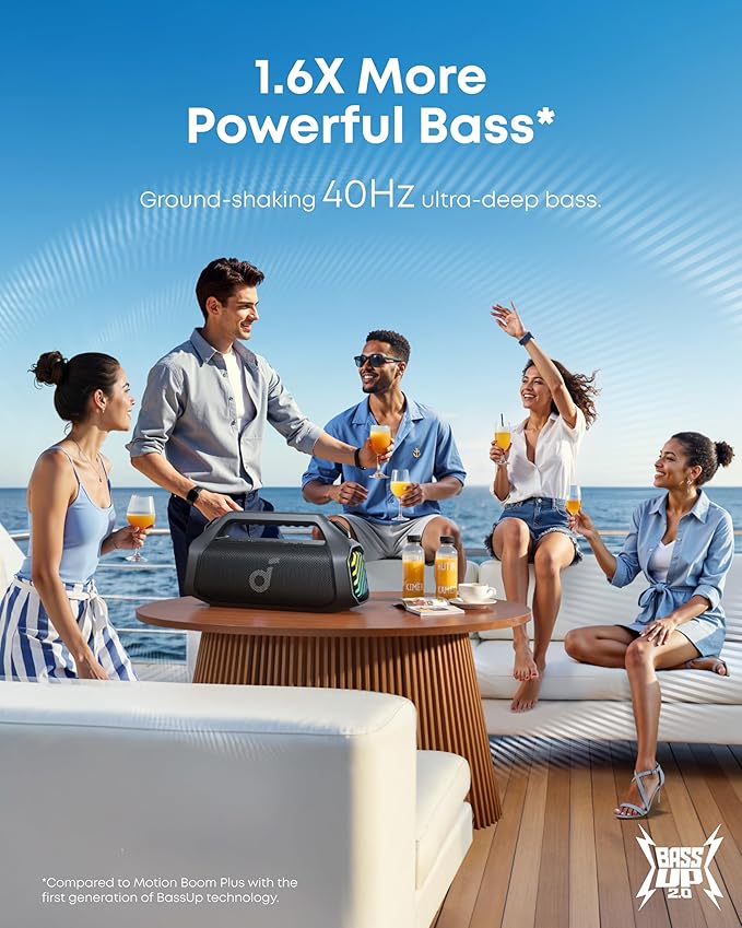 Anker Soundcore Speaker BT IPX7 Boom 2 PRO Black