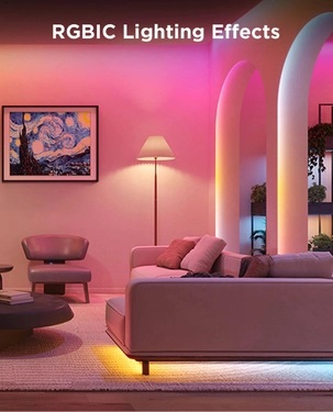 Govee LED Light Strip RGBIC Smart WiFi & BT w/Protective Coating 5m (Matter)