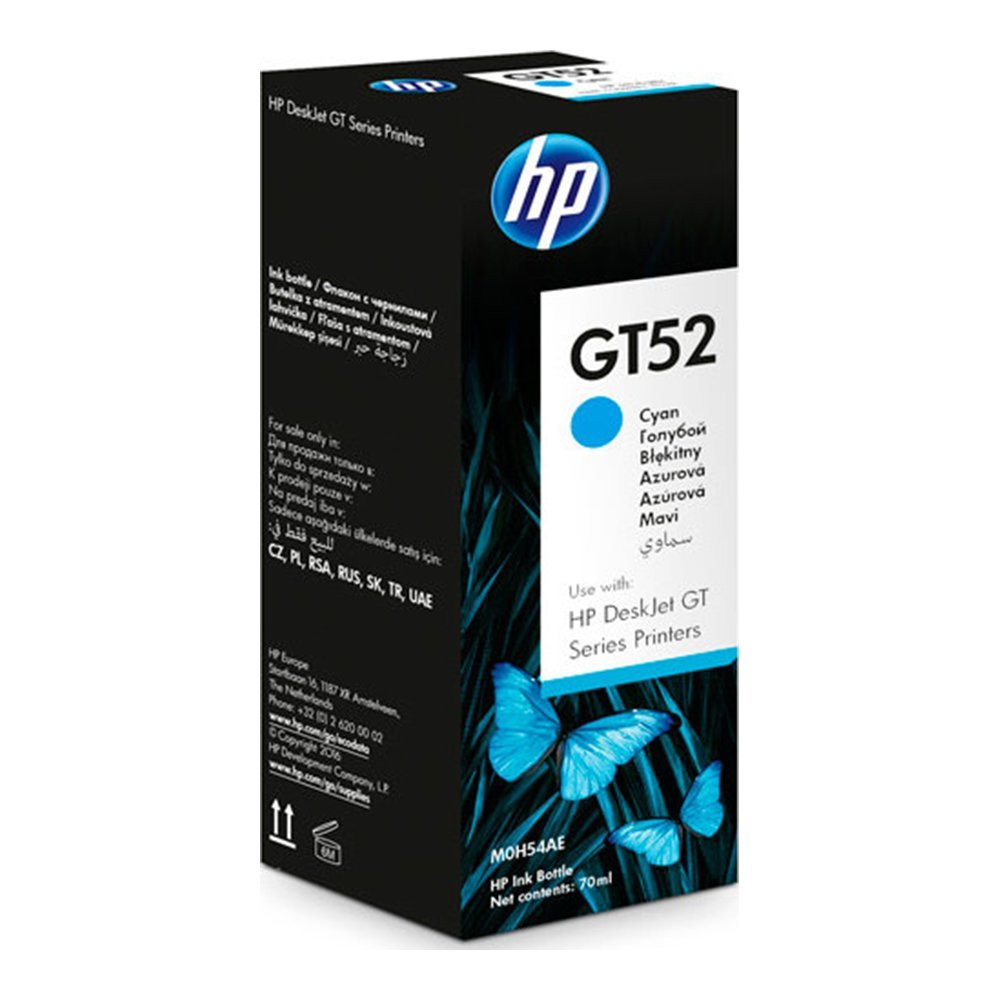 HP Ink Bottle GT52 - Cyan