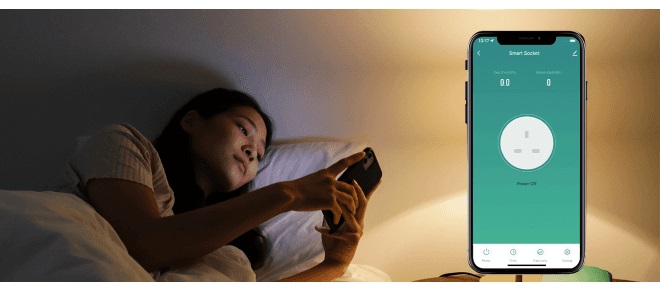 WOOX R6147 Wi-Fi Smart Plug With Power Metering 13A UK (2pack)