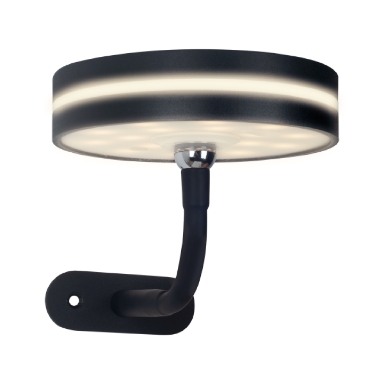 KELU ARTU DUO Solar & USB Rechargeable Lamp 150lm 4000mAh Black