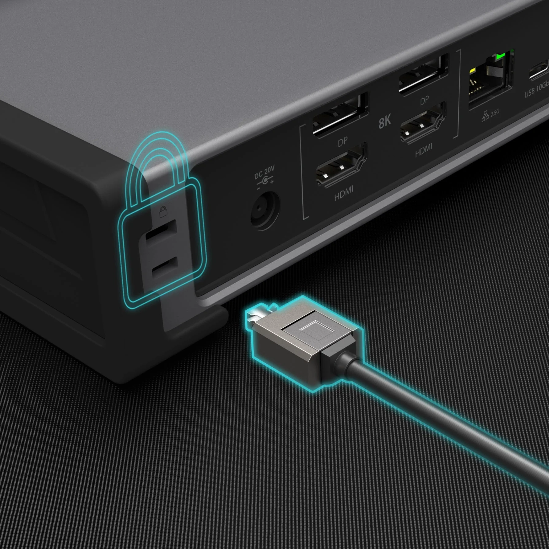j5create Thunderbolt 4 Docking Station 15-in-1 Supports 4 x 4K Displays 10Gbps with 135W PSU JTD568