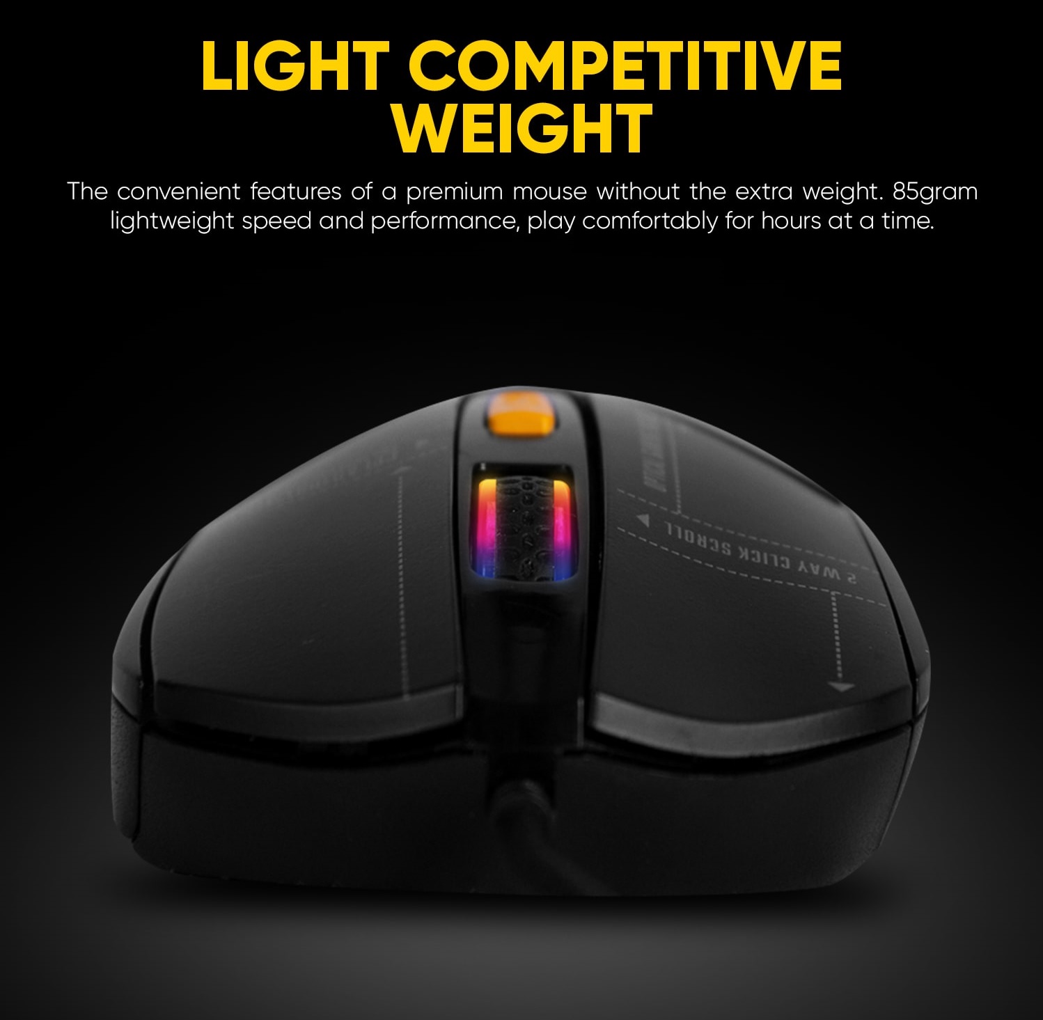 Armaggeddon Scorpion 5 Pro-Gaming Mouse with Free Mousepad