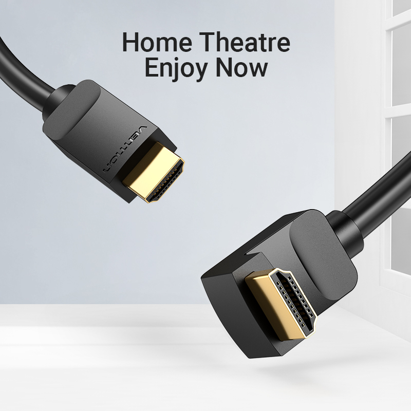Vention HDMI Cable Right Angle 90 Degrees 3.0m AARBI
