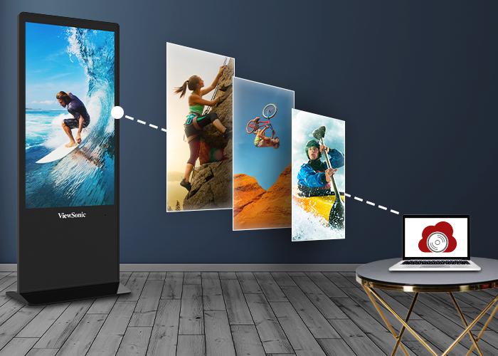 OPEN BOX Viewsonic Commercial Kiosk AIO Digital ePoster 55'' Ultra HD 4K EP5542