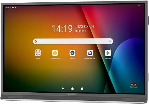 Viewsonic Viewboard Interactive Display Touch 75" 4K Android 13 EDLA Google Workspace PlayStore IFP7552-2F