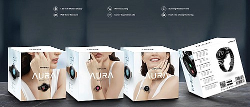 HiFuture AURA SmartWatch Silver