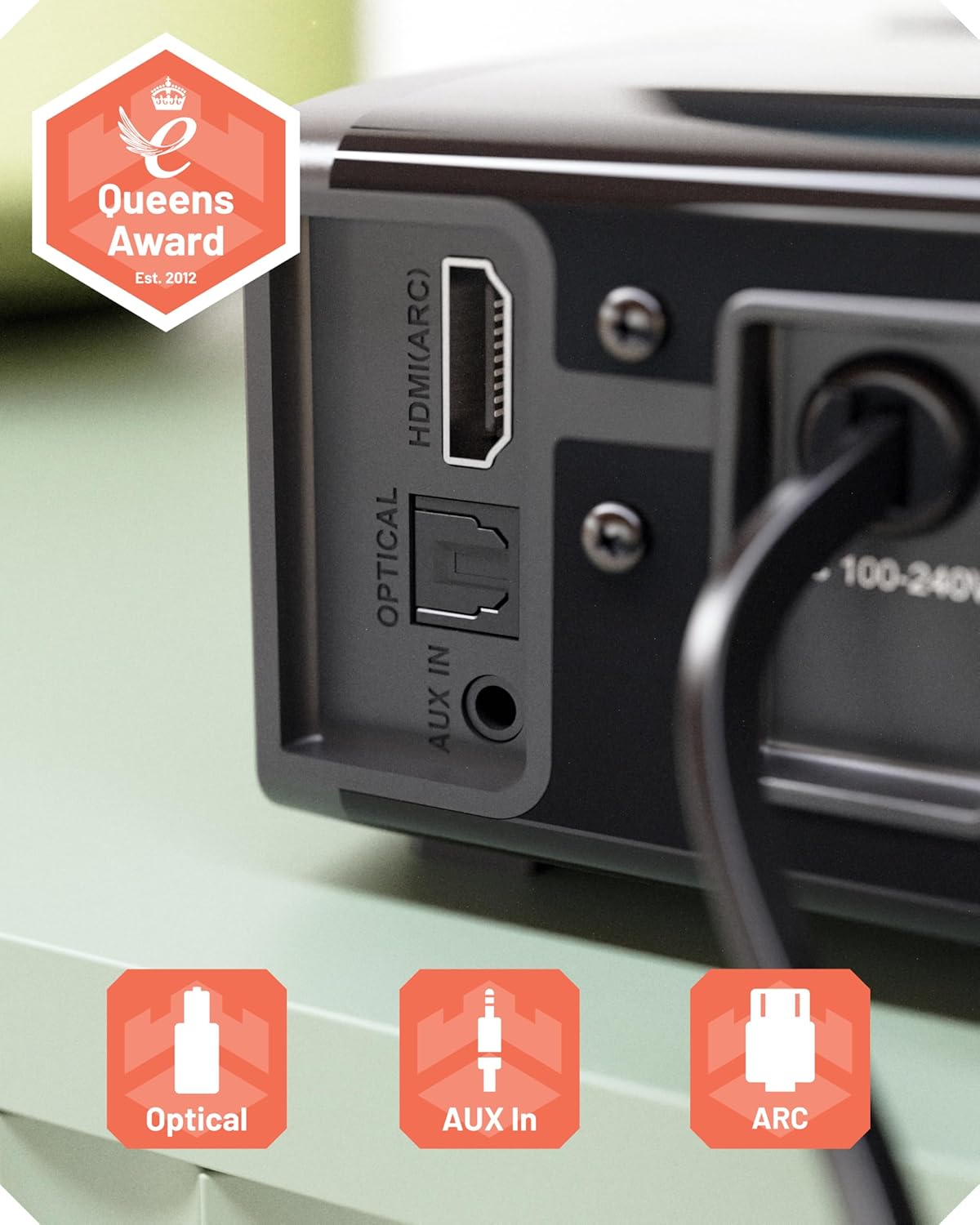 Majority Oakcastle SB40 Soundbar 60W BT-HDMI & Remote Control