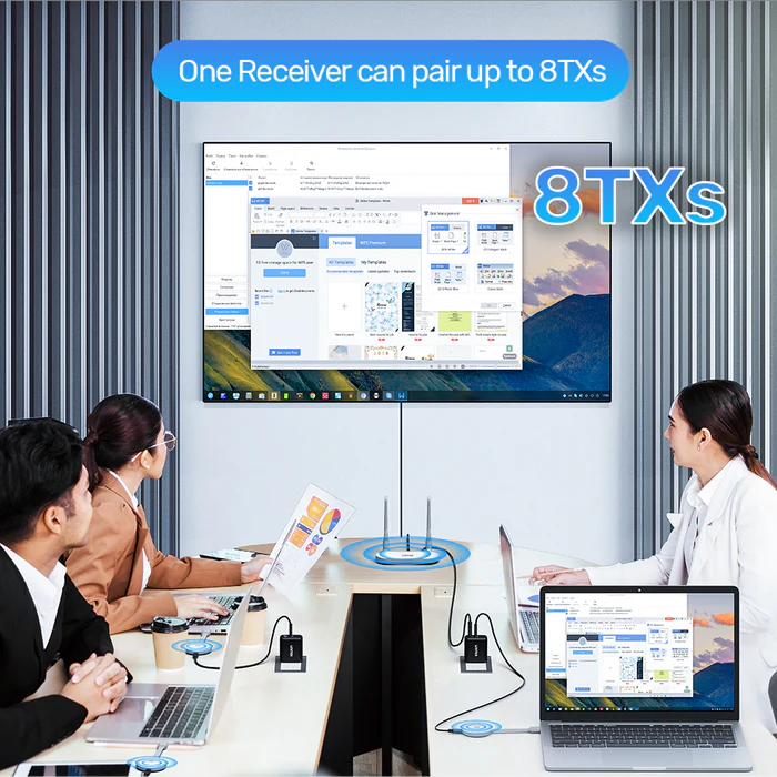 Unitek Wireless HDMI Transmitter & Receiver Kit Up to 50M White V1183A