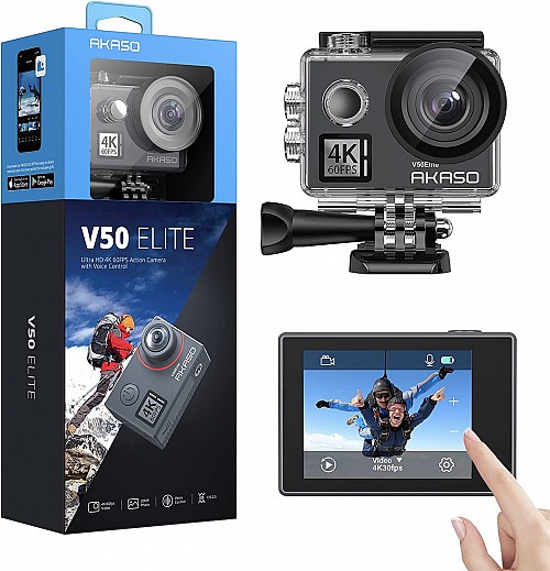 Akaso Action Camera 4K60FPS 20MP V50 ELITE