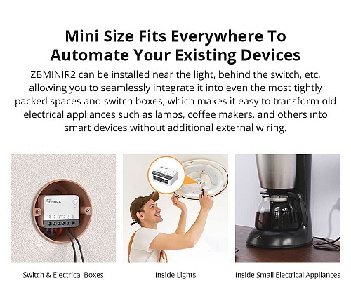 SONOFF Zigbee Smart Switch ZBMINIR2
