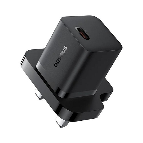 Baseus Charger Wall 30W USB-C UK MINI GaN5 Black