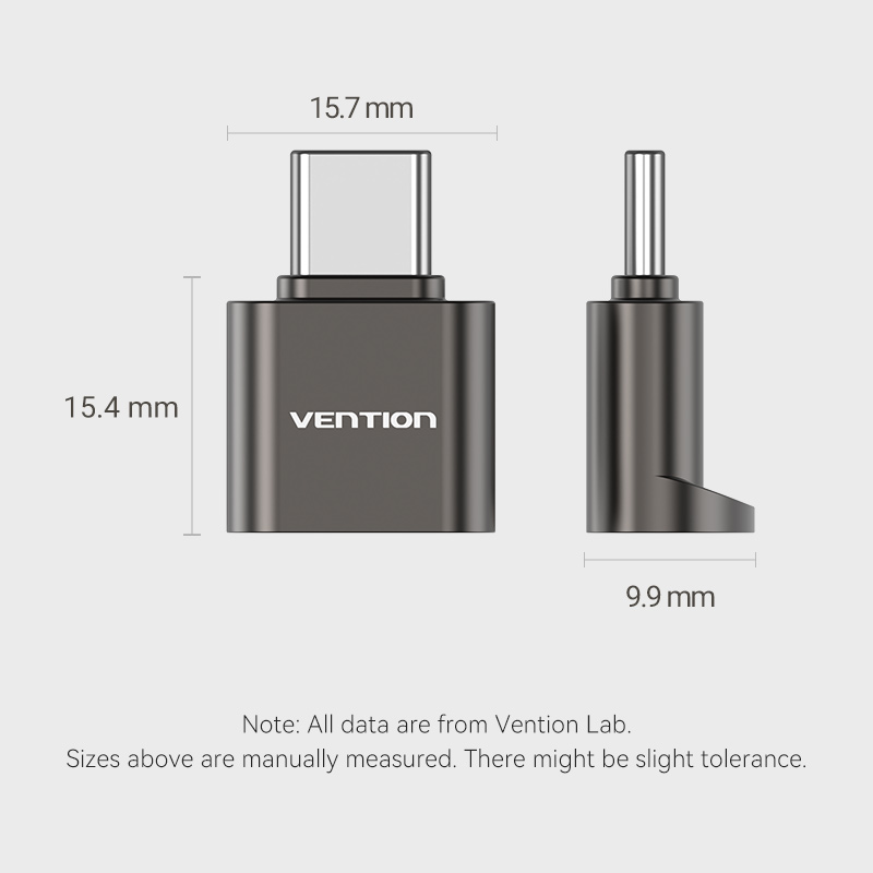 Vention CLMH0 Metal USB-C Card Reader for Micro SD Cards