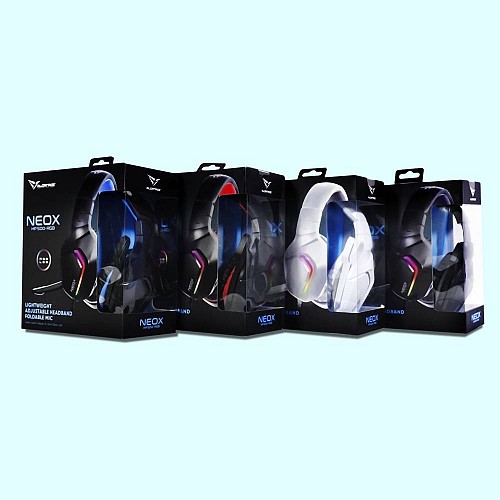 Alcatroz NEOX HP500 2.1 RGB Gaming Headset Black Blue