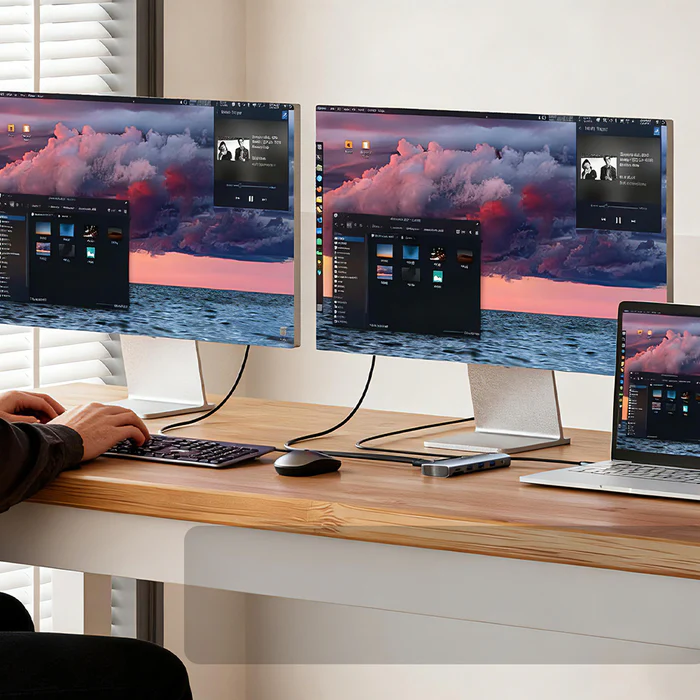 Unitek USB-C Hub USB3.0 HDMI/VGA/Gb/SD/Audio/PD100W D1113B