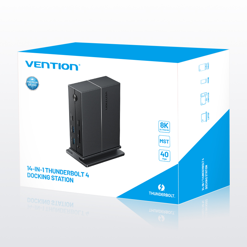 Vention IT HUB Thunderbolt 4.0 14 in 1 + 135W PSU TPFH0-UK