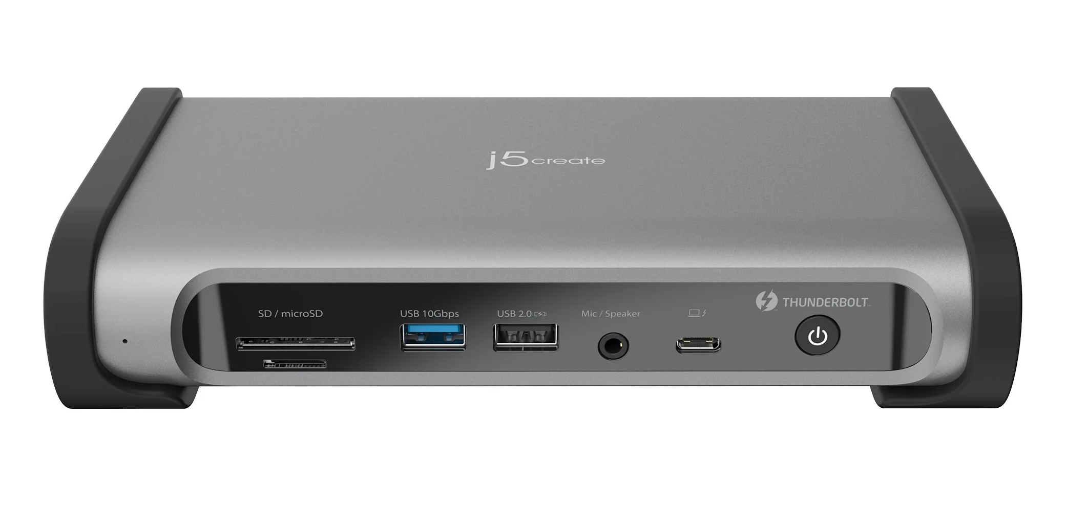 j5create Thunderbolt 4 Docking Station 15-in-1 Supports 4 x 4K Displays 10Gbps with 135W PSU JTD568