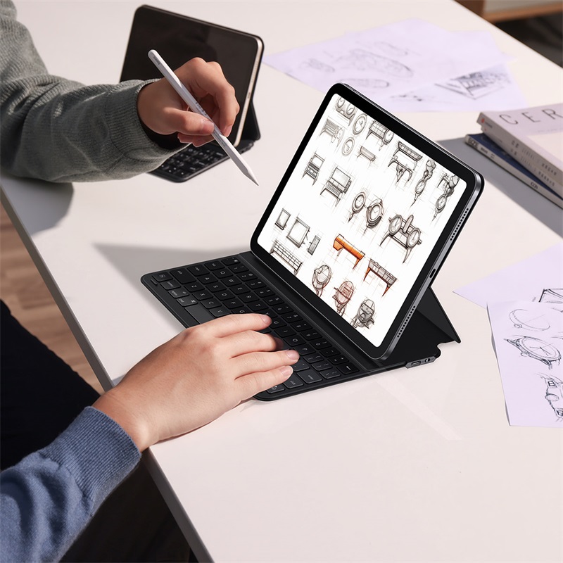 Baseus IT Bluetooth Keyboard with Magnetic Case iPad 12.9'' Cluster Black