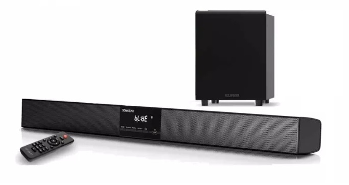 SonicGear BT-6500 SoundBar 200W & Wireless SubWoofer BT-USB-FM-HDMI