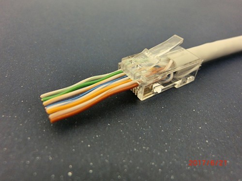 Kuwes Ethernet Plugs CAT6 EASYPLUG 1 Row (25 pcs bag)