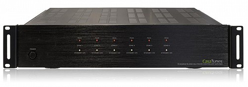 CasaTunes CT-6X6MA Matrix Amplifier 6 Sources X 6 Zones 50W per room