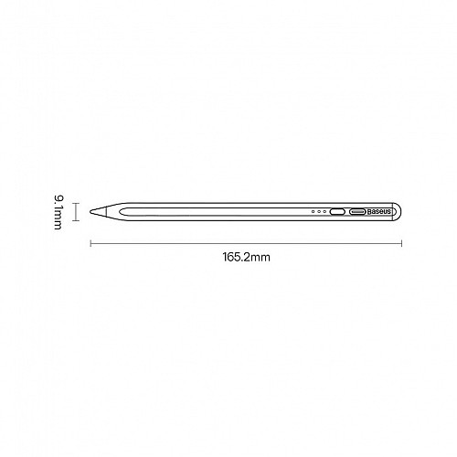 Baseus IT Stylus Active/Passive USB-C with LED Indicators White