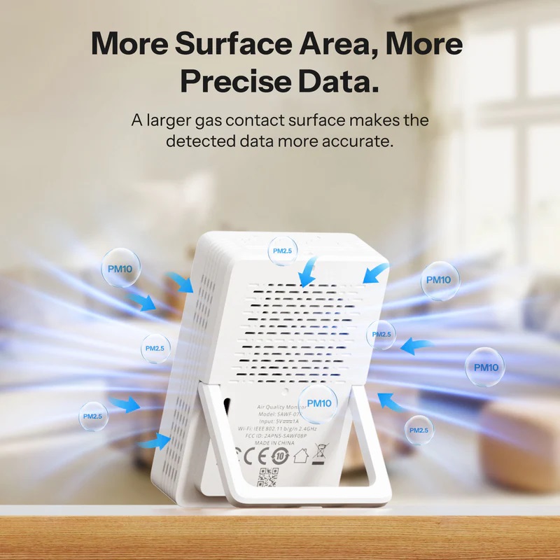 Sonoff Smart Sensor AirGuard For PM2.5/PM10 With Matter (Air Quality Monitor)