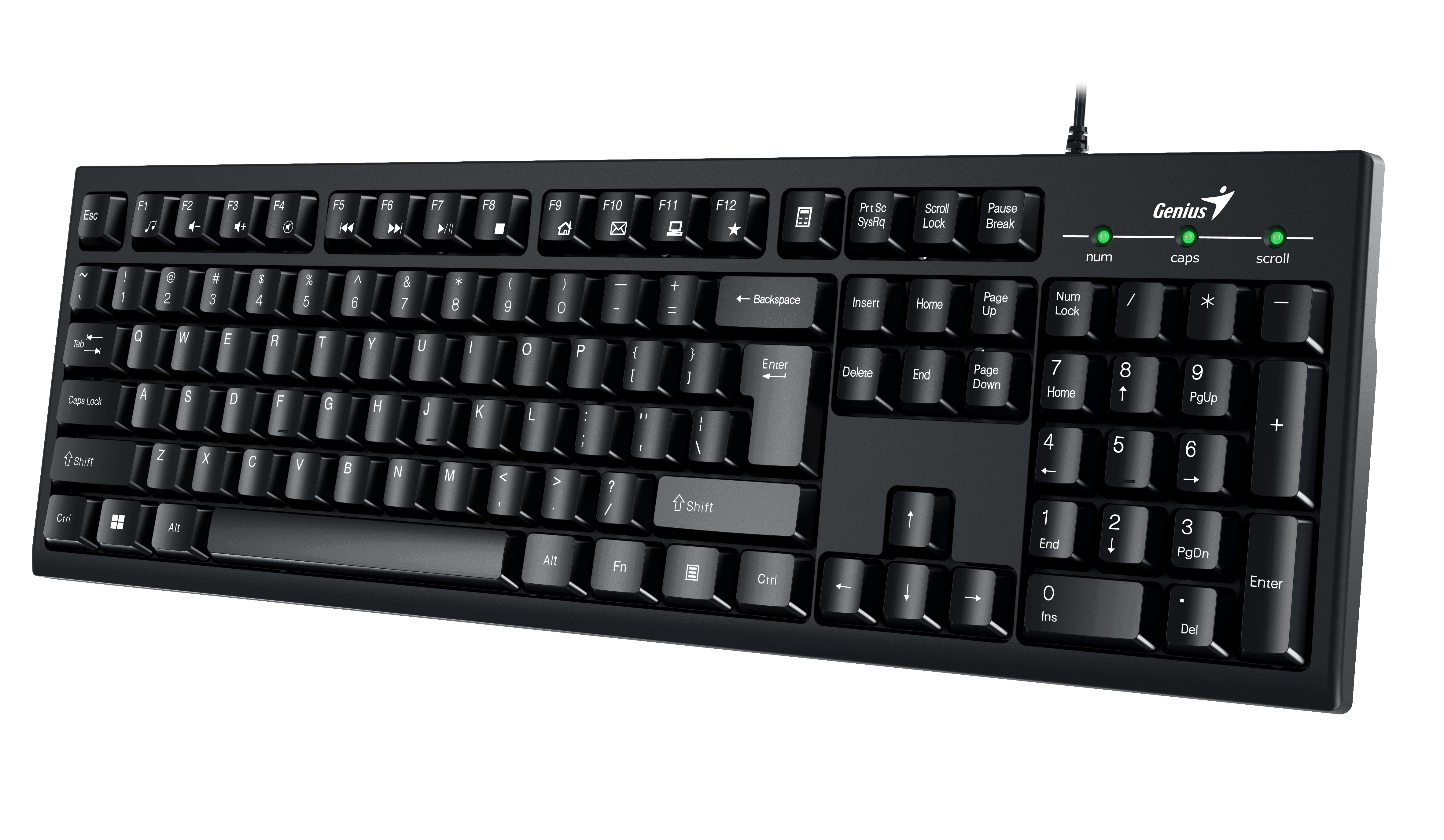 Genius KB-100 Wired Smart Keyboard (English)