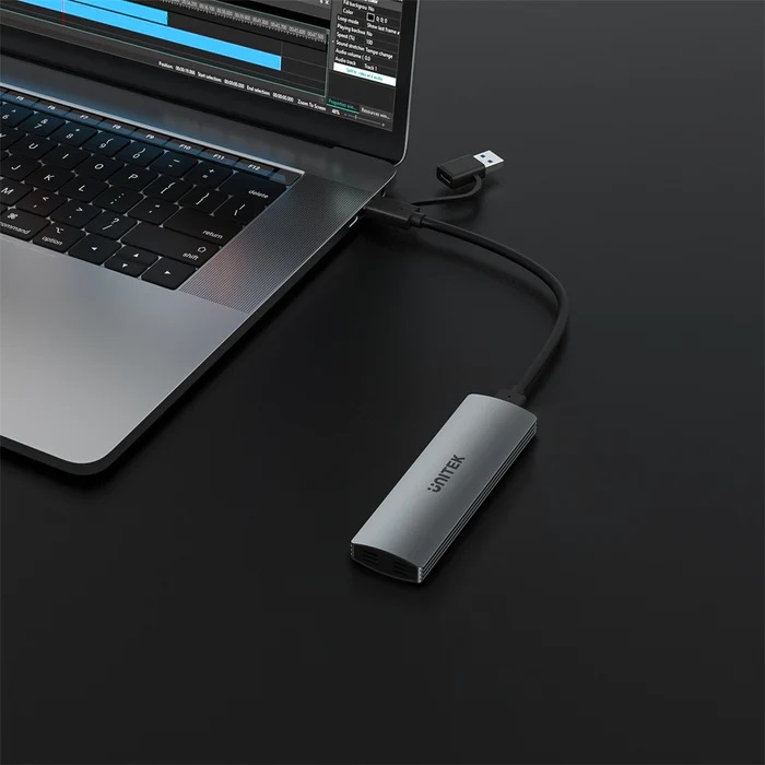 Unitek uDrive M2 NVMe/SATA SSD Enclosure USB-C 3.1 Gen2 S1230A