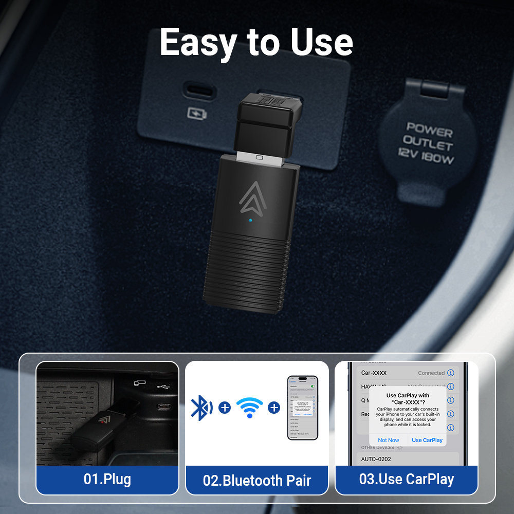 MINIX CAR Wired to Wireless Android Auto USB Dongle CP86-AA