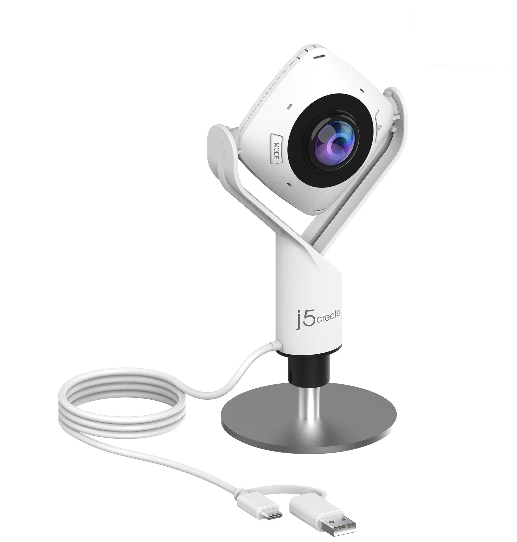 j5create Conference Camera FullHD 360° with Omnidirectional Microphone JVCU360