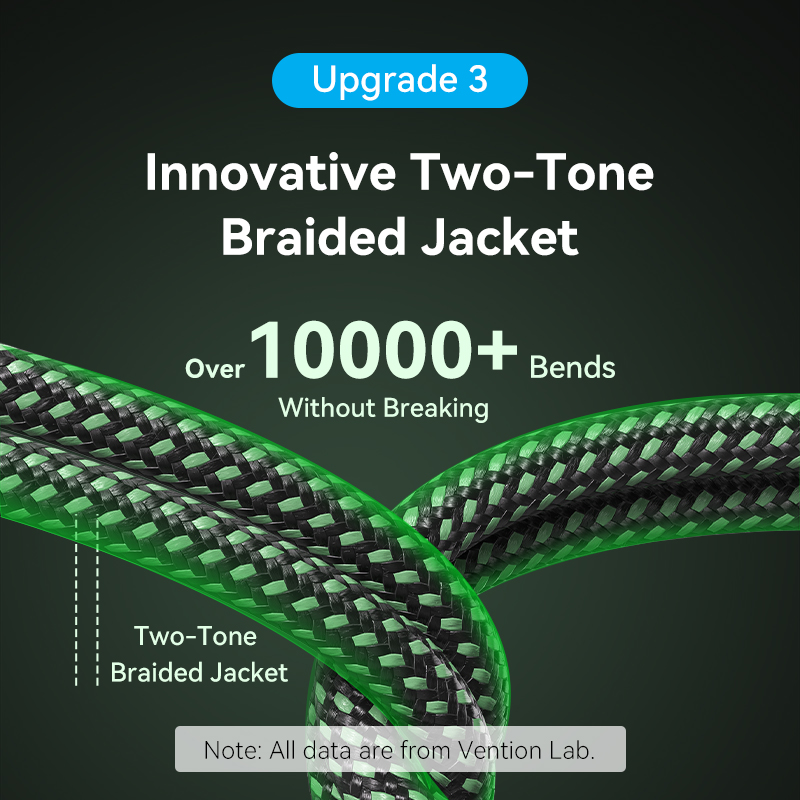 Vention HDMI Cable 2.1 8K60Hz Braided Ultra Thin 3.0m ALOGI