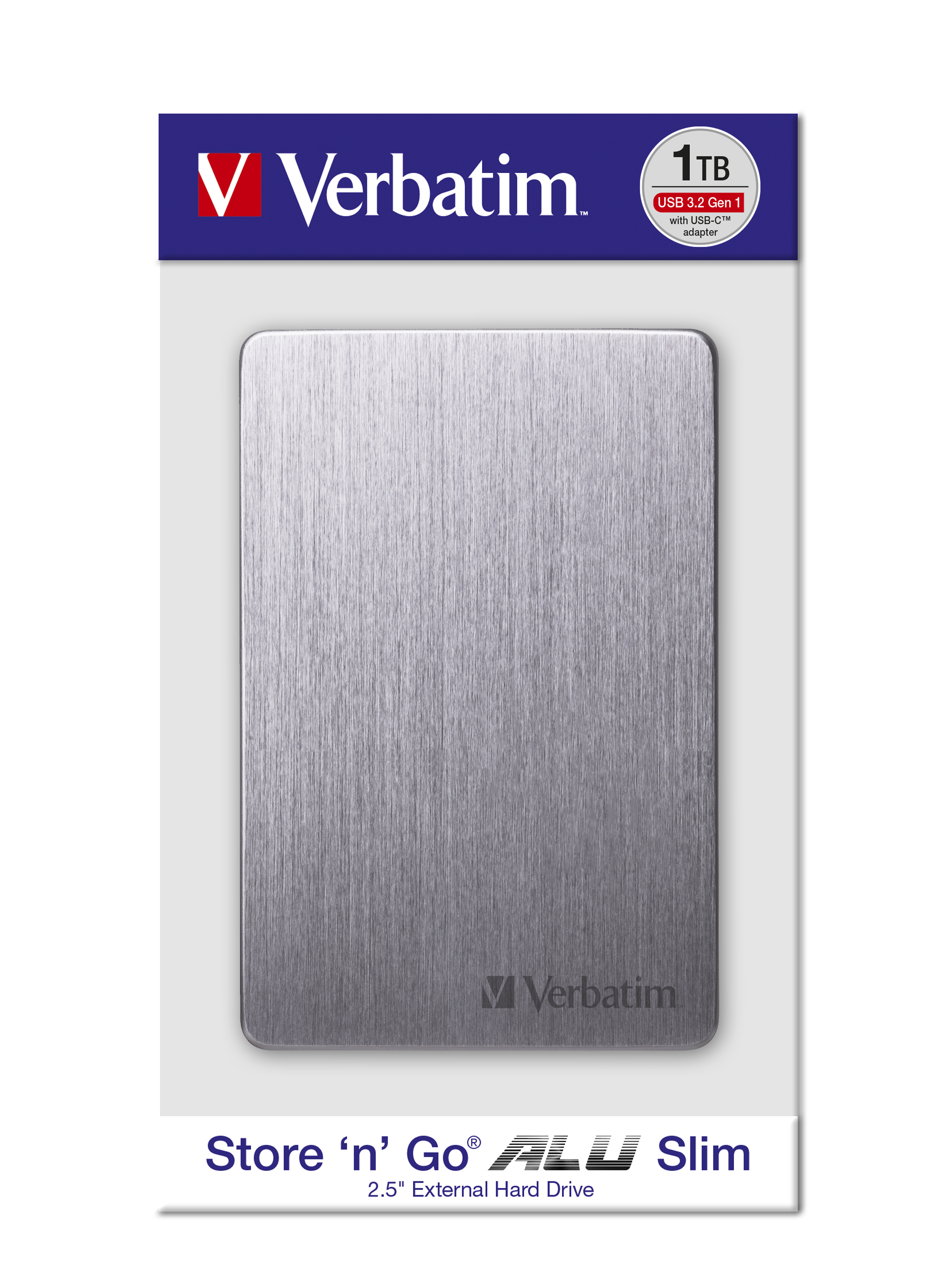 Verbatim HDD External STORE'N'GO 2.5'' USB3.2 Alum 1TB Space Grey