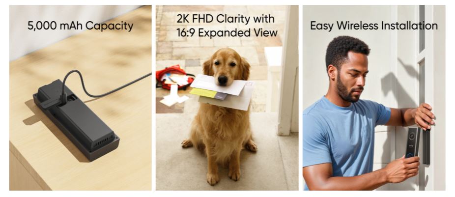 Anker Eufy Security Video Doorbell C31 2K