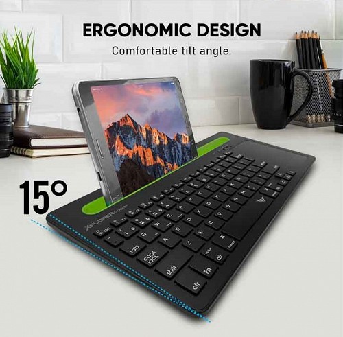 Alcatroz XPLORER DOCK2BT BT Keyboard-Touchpad Dock Black-Red