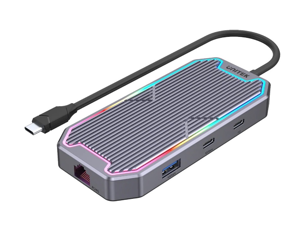 Unitek USB-C Hub USB3.2 RGB HDMI/Gb/Audio/PD100W D1029A