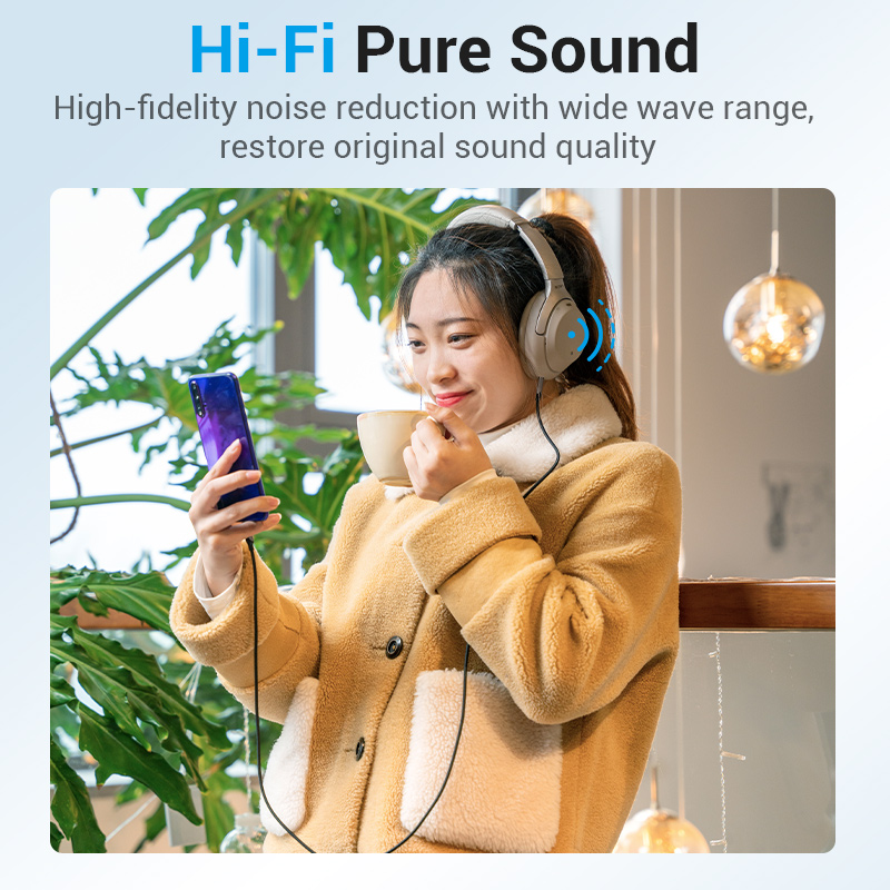 Vention AUDIO CONVERTER USB-C to 3.5mm Male Cable 1.5m BGKHG